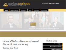 Tablet Screenshot of carloscorless.com